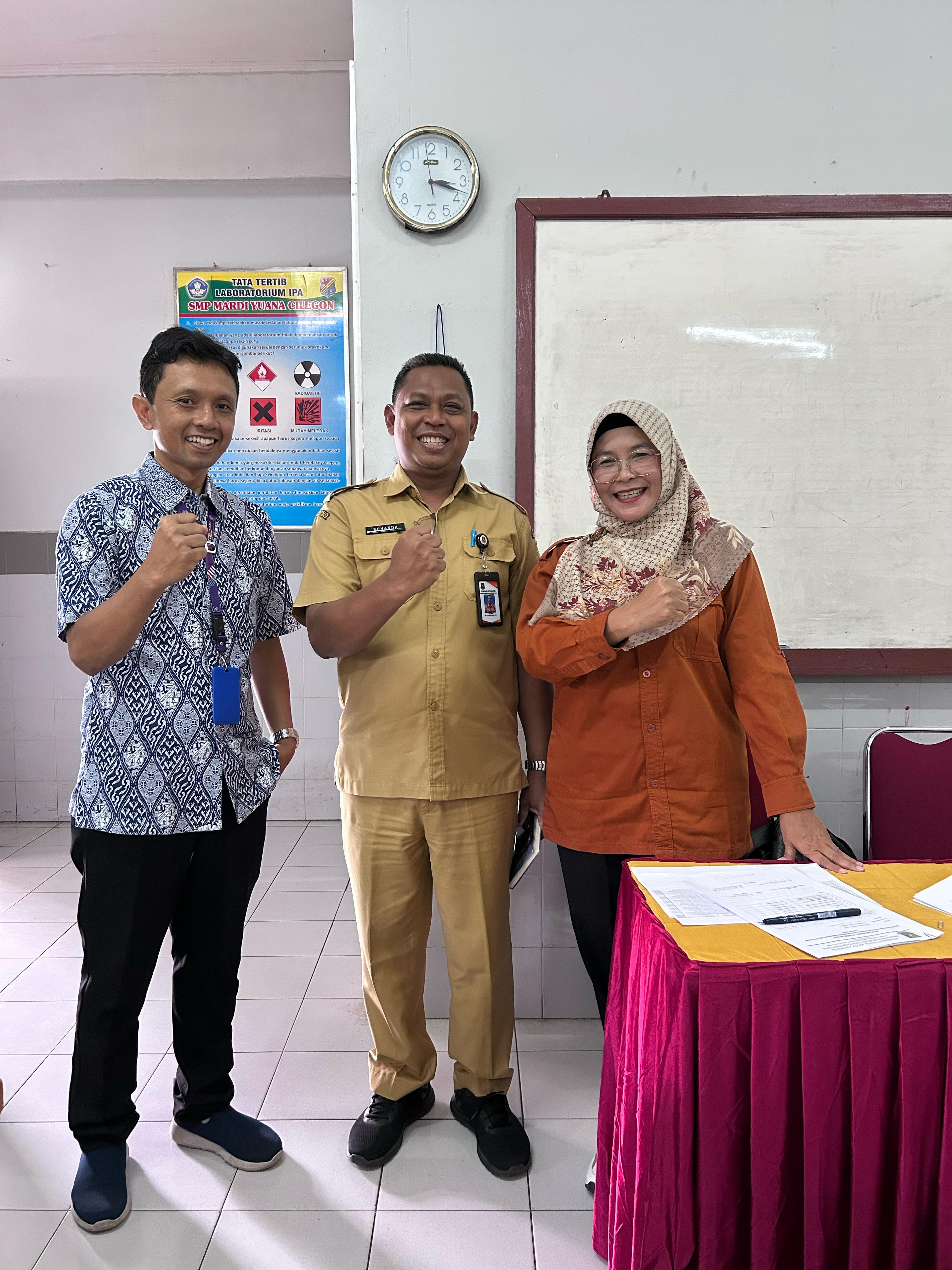 Visitasi Kepala Bidang Pendidikan Dasar, Dindik Kota Cilegon